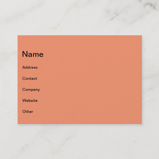 Gestopfte Tiere Visitenkarte (Vorderseite)