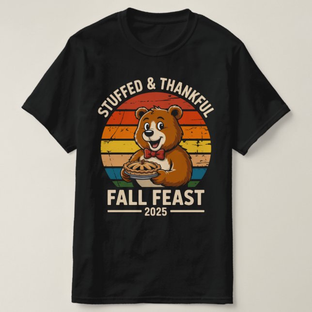 Gestopfter & Dankbarer Tee (Design vorne)