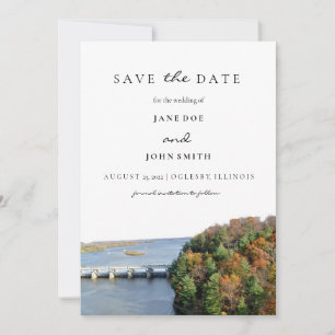 Gestorbter Staat Illinois Save The Date