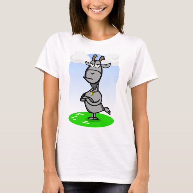 Gestörte alte Ziege T-Shirt (Vorderseite)