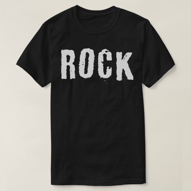gestörter Felsen T-Shirt (Design vorne)