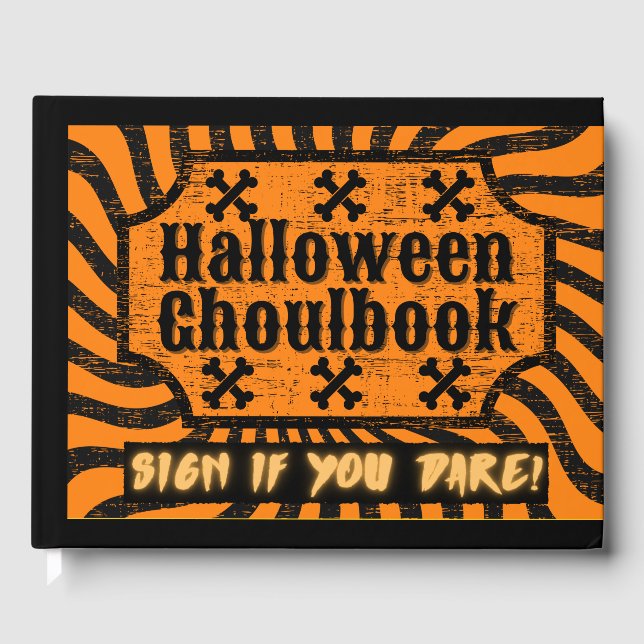 gestörtes Halloween Gästebuch (Vorderseite)