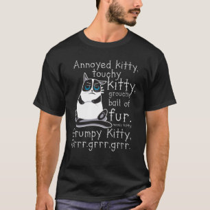 Gestörtes Miezekatze-empfindliches T-Shirt