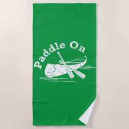 gestörtes Paddel - Badetuch