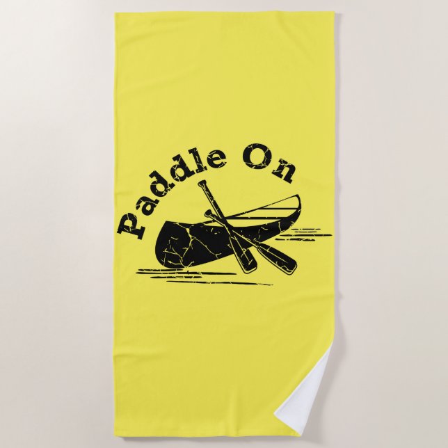 gestörtes Paddel - Badetuch (Vorderseite)