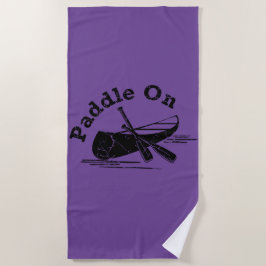 gestörtes Paddel - Badetuch