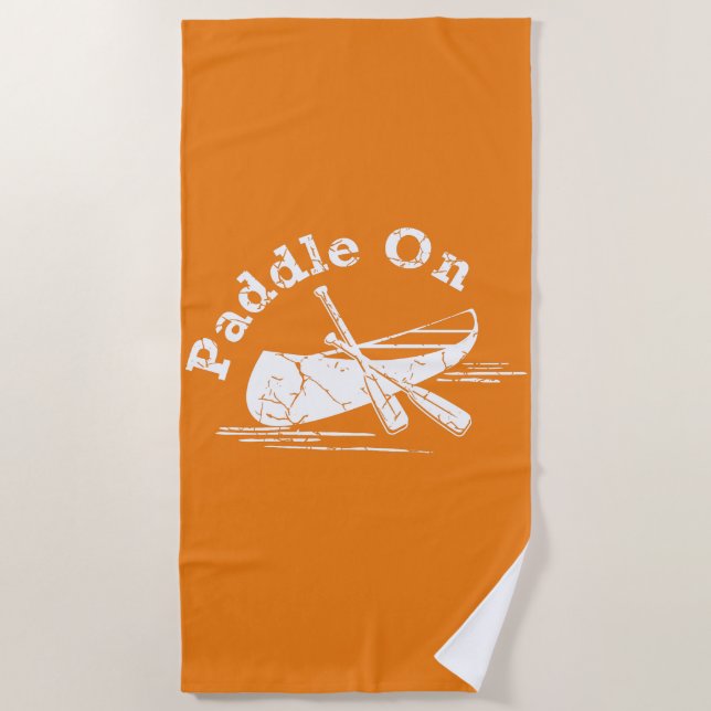 gestörtes Paddel - Badetuch (Vorderseite)