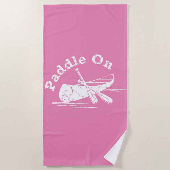 gestörtes Paddel - Badetuch (Vorderseite)