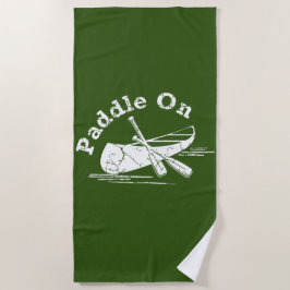 gestörtes Paddel - Badetuch