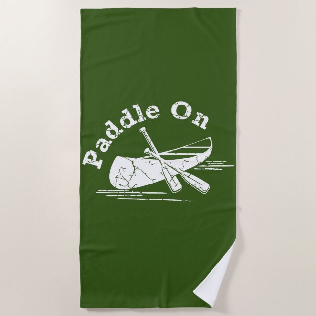 gestörtes Paddel - Badetuch (Vorderseite)
