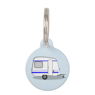 gestraffte kleine Wohnwagen Sinti und Roma Caravan Haustiermarke