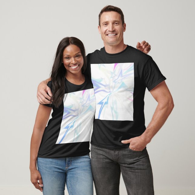 Gestreckte Sterne T-Shirt (Unisex)