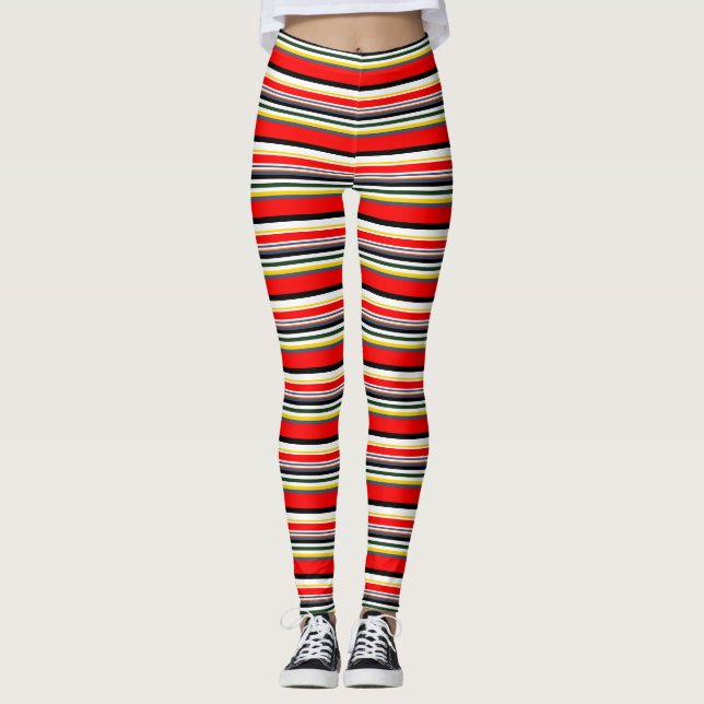 gestreift leggings (Vorderseite)