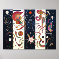 Gestreift von Wassily Kandinsky