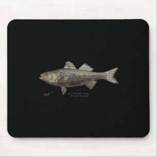 Gestreifte B-Fischerei Mousepad