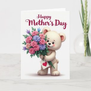 Gestreifte Bouquet-Sonderkarte Karte