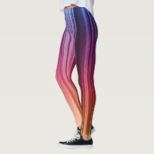 Gestreifte Gradient-Leggings
