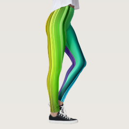 Gestreifte Gradient-Leggings Leggings