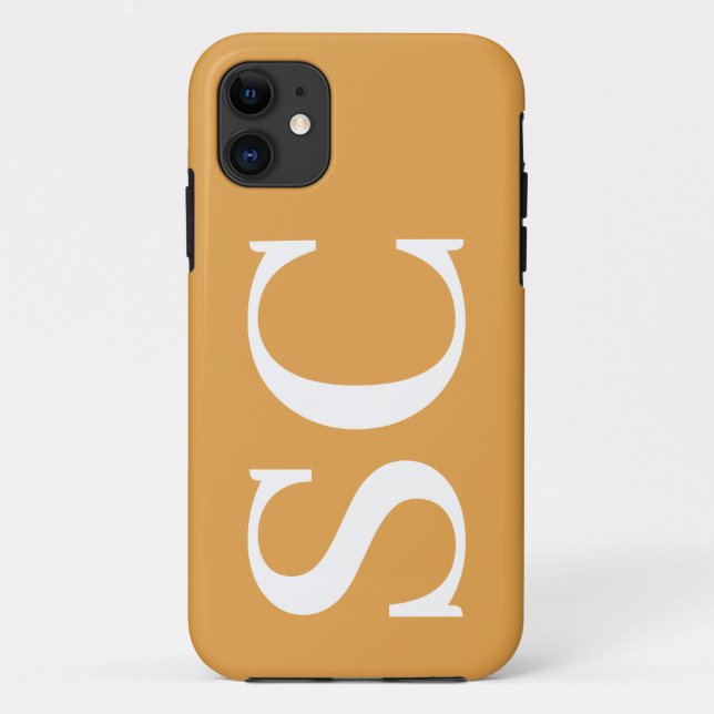 Gestreifte grafische Typografie Case-Mate iPhone Hülle (Rückseite)