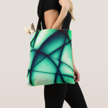 Gestreifte, grün bis grün beige gezogene, formlose