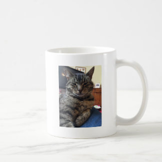 Gestreifte Katze Kaffeetasse