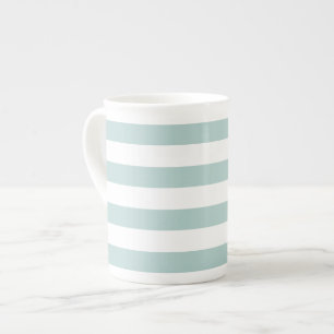 Gestreifte Knochen-China-Tasse Prozellantasse