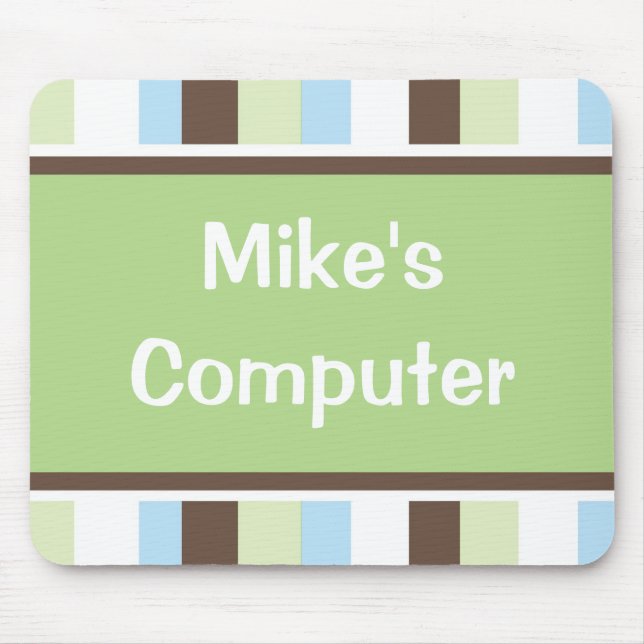 Gestreifte Mausunterlage Mousepad (Vorne)