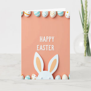 Gestreifte Osterkarte Karte