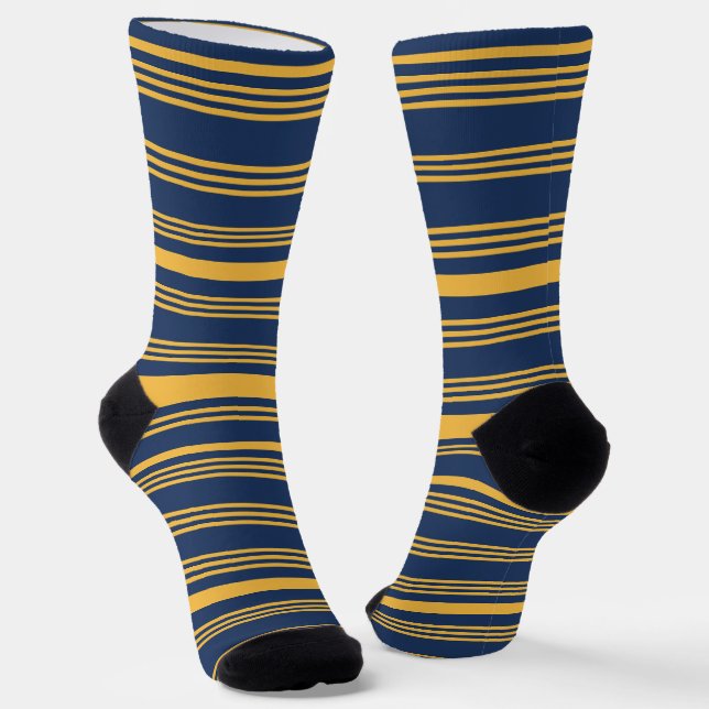 Gestreifte Socken (Gewinkelt)