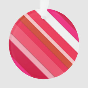 Gestreifte Süßwaren - rot, rosa und weiß Ornament
