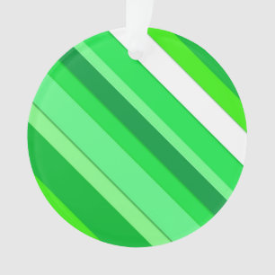 Gestreifte Süßwaren - smaragdgrün und weiß Ornament
