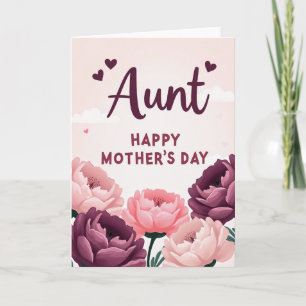 Gestreifte Tante Happy Day Karte