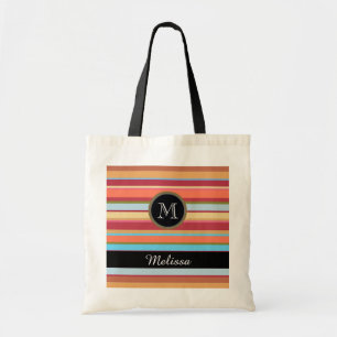 gestreifte Tasche personalisiert