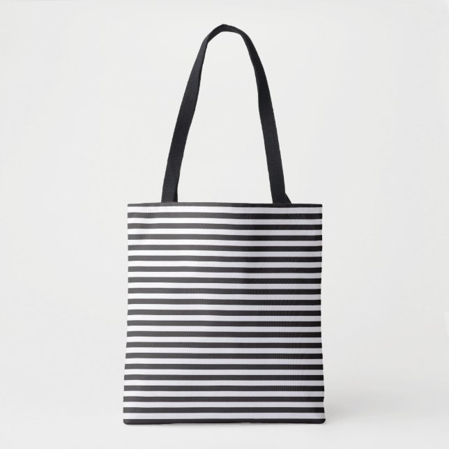 Gestreifte Tragetasche Tasche (Vorderseite)