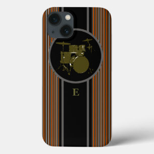 gestreifte Trommelmusik individuell anpassbar Case-Mate iPhone Hülle