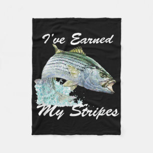 Gestreifter B Rockfish Angelgift Ich Habe Meine St Fleecedecke