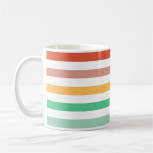 Gestreifter Becher Kaffeetasse
