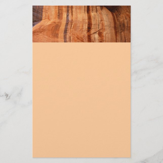 Gestreifter Felsen mit Doppelbogen Alcove II in Zi Briefpapier (Vorderseite)