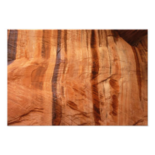Gestreifter Felsen mit Doppelbogen Alcove II in Zi Fotodruck