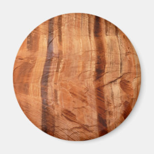 Gestreifter Felsen mit Doppelbogen Alcove II in Zi Magnet