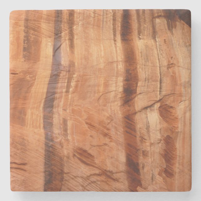 Gestreifter Felsen mit Doppelbogen Alcove II in Zi Steinuntersetzer (Vorderseite)