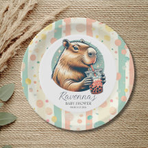 Gestreifter Lustiger Capybara Benutzerdefinierter
