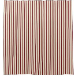 Gestreifter minimalistischer Rosa Duschvorhang