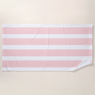 Gestreifter rosa Strandtuch