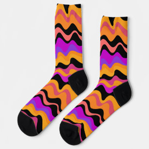 Gestreifter Socken