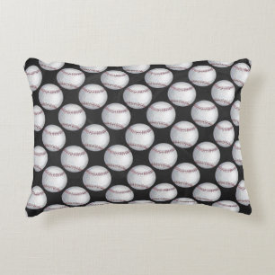Gestreiftes Baseballmuster Zierkissen