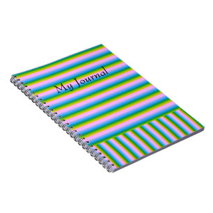 Gestreiftes Journal Notizblock