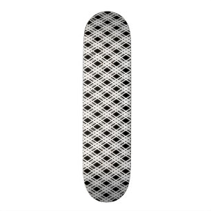 Gestreiftes kariertes Muster Skateboard