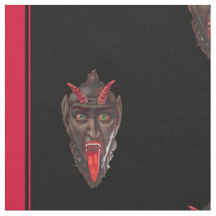 Gestreiftes Krampus Stoff