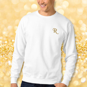 Gestreiftes Monogramm-Sweatshirt für Männer erstel Besticktes Sweatshirt